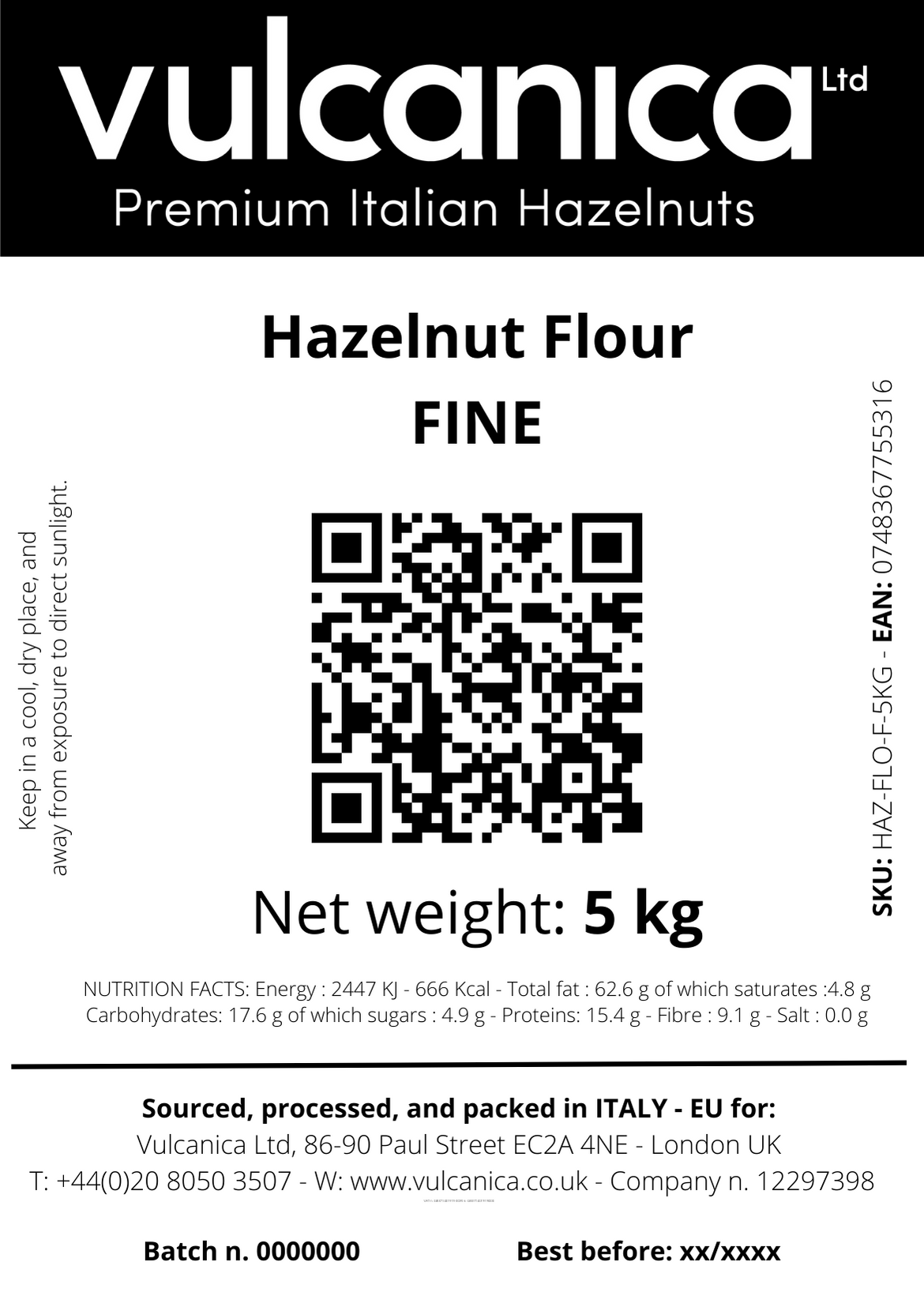 Gluten-Free Hazelnut Flour